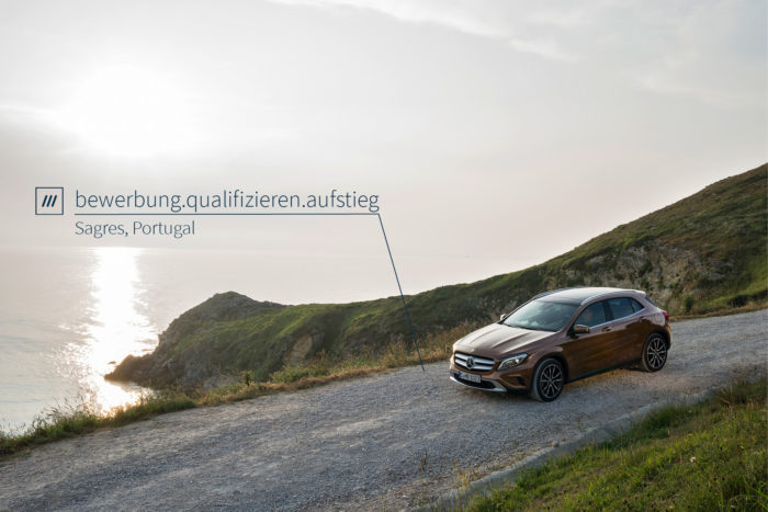 Bild: Mercedes Benz/what3words