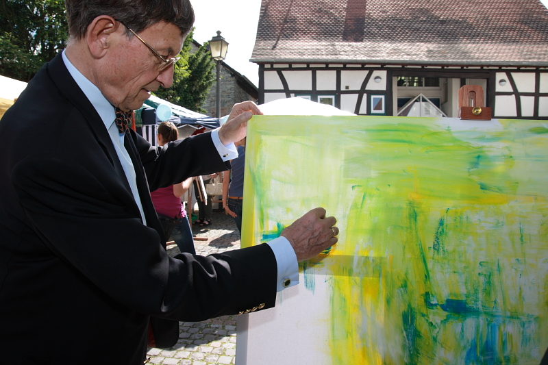 Prof. Dr. Heimz Riesenhuber auf dem Eschborner Eschenfest 2009